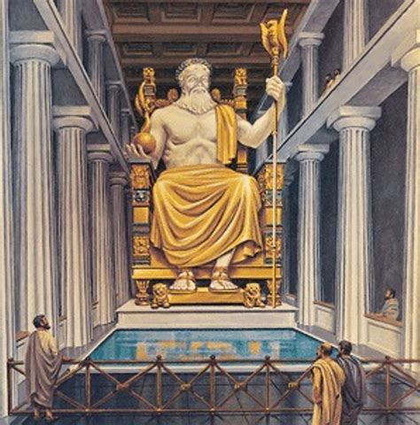 Zeus Statue At Olympia