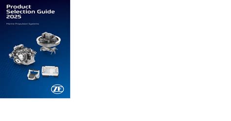 Zf Marine Product Selection Guide