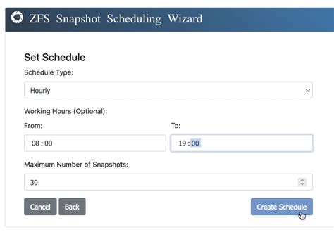 Zfs Snapshot Creation Time