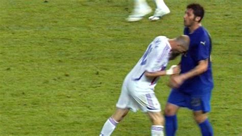 zidane world cup head butt