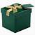 zielone pudełko na prezent