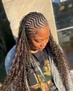 Zig Zag Braids With Quick Weave