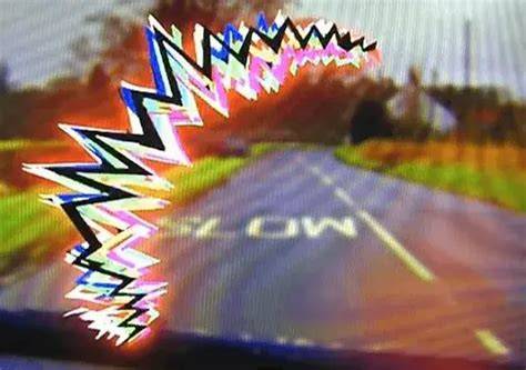 Zig Zag Lights In Vision