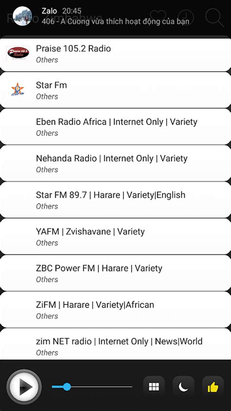 Zimbabwe Internet Radio Stations