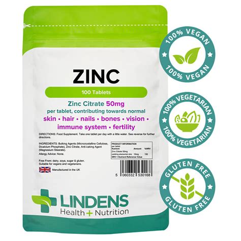 Zinc Citrate Tablet Uses