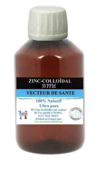 Zinc Colloidal Bienfaits