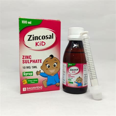 zinc sulfate syrup for kids