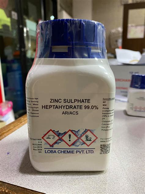 Zinc Sulphate Ar Grade