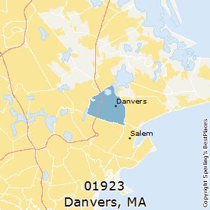 Zip Code For Danvers Massachusetts