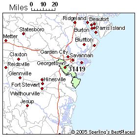 zip code for georgetown savannah ga