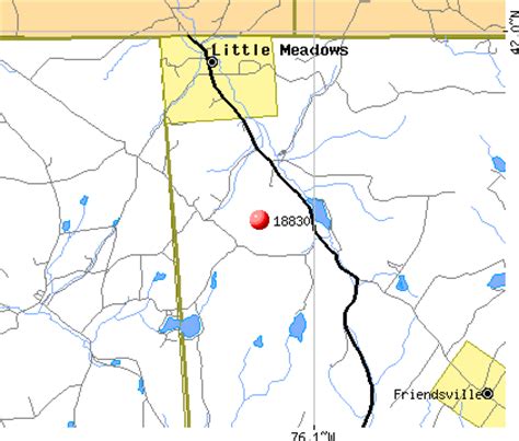 Zip Code For Little Meadows Pa