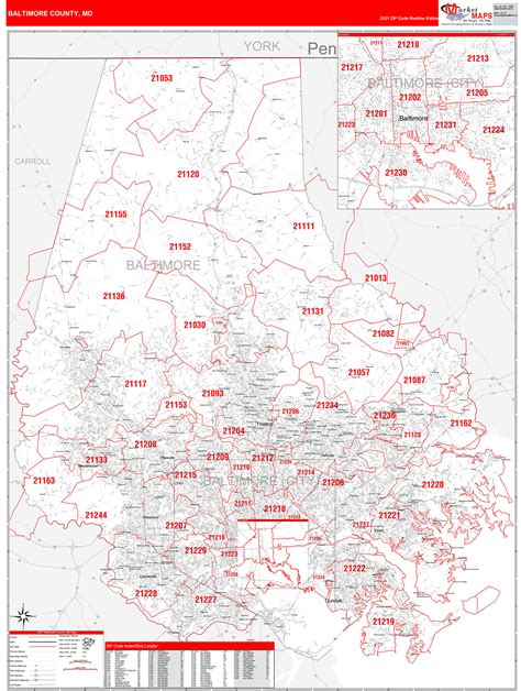 zip code for maryland baltimore west