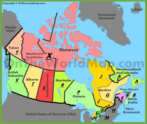 zip code in canada map