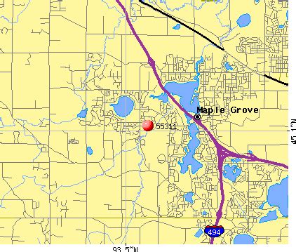 zip code in maple grove