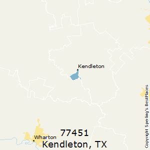 Zip Code To Kendleton Tx