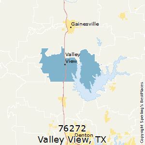 zip code valley view texas