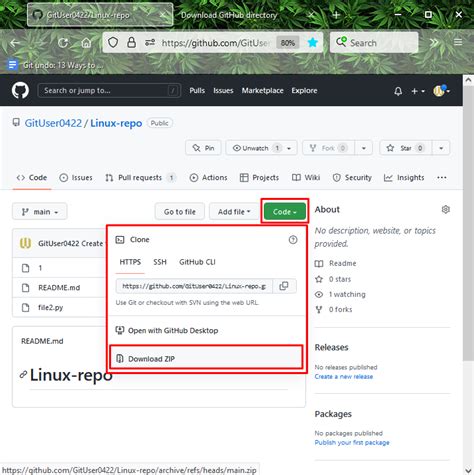 Zip File In Github