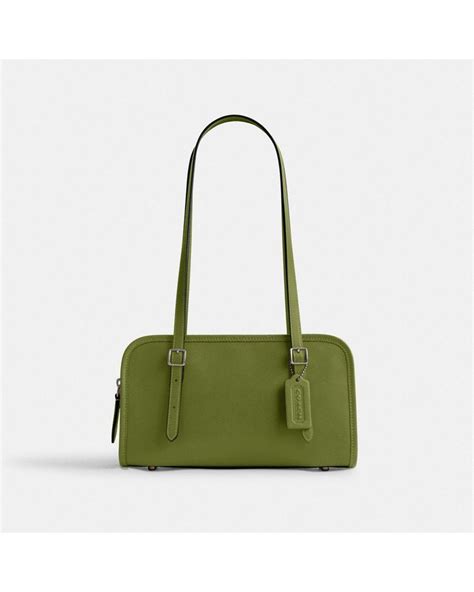 Zip Shoulder Bag Green