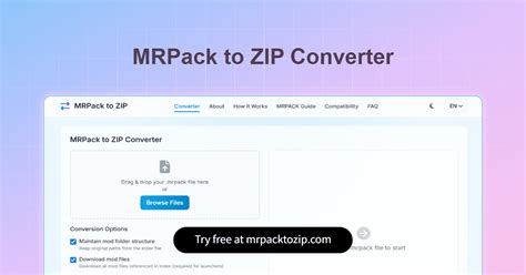 zip to mrpack