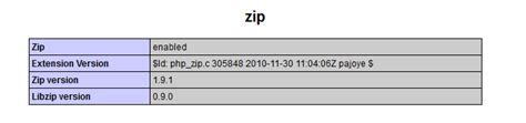 ziparchive php not found