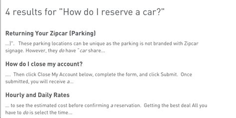 Zipcar Customer Support Number