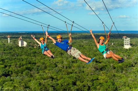ziplining Cancun