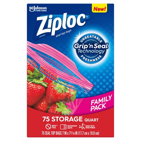 ziploc airtight storage bags