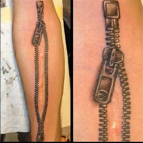 Zipper Tattoo Scar