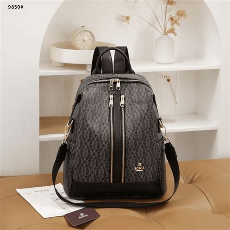 Zipper Backpack Shoulder Bag