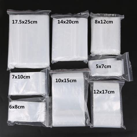 Zipper Bag Sizes