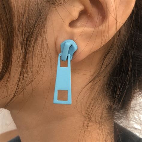Zipper Earrings