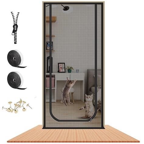 Zipper Mesh Screen Door