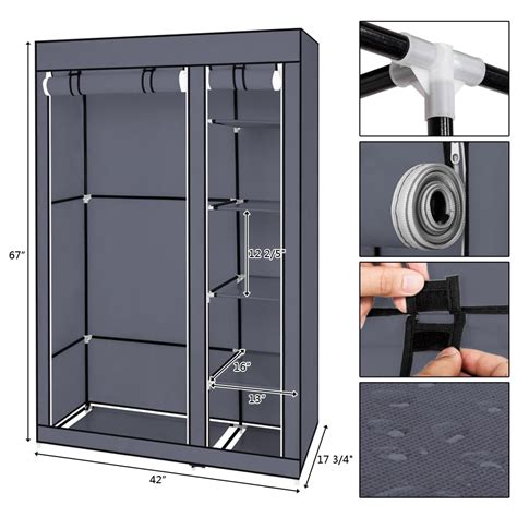 Zipper Wardrobe Closet