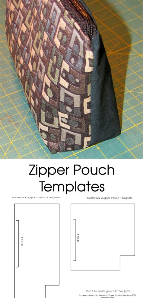 Zippered Pouch With Gusset Tutorial