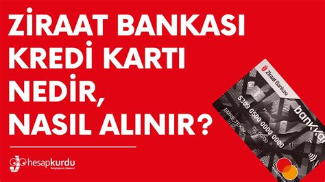 ziraat banka kartı nasıl alınır