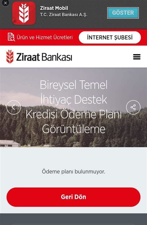 ziraat bankası bireysel kredi