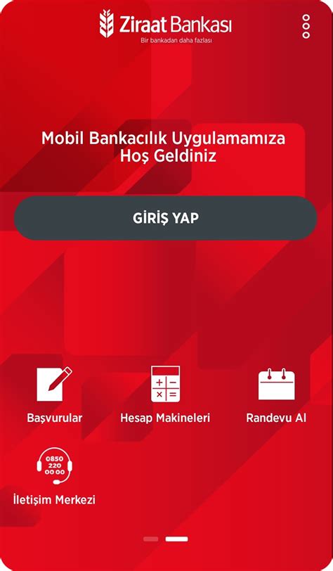 ziraat mobil bankacılık giriş