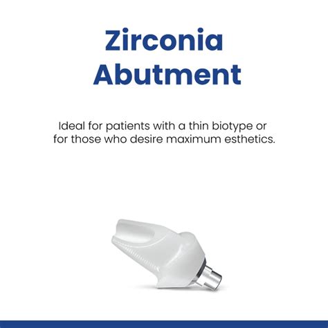 Zirconia Abutments For Implants