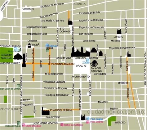Mapa Del Zocalo