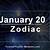 zodiac sign 2022 january 20
