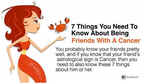 Friends are important | Astrology cancer, Cancer quotes, Cancer traits