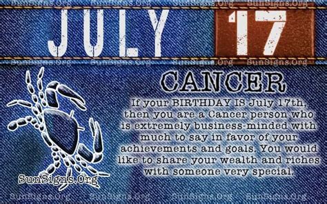 zodiac for july 17