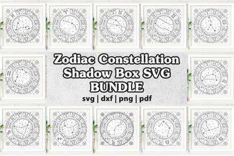 Download zodiac-constellation-bundle-shadow-box SVG