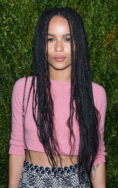 Zoe Kravitz Braids Ombre