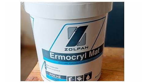 ZOLPAN Peinture Ermocryl mat 70 Zolpan blanc 20kg pour