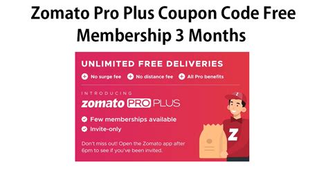 How To Get The Most Out Of Your Zomato Pro Plus Coupon