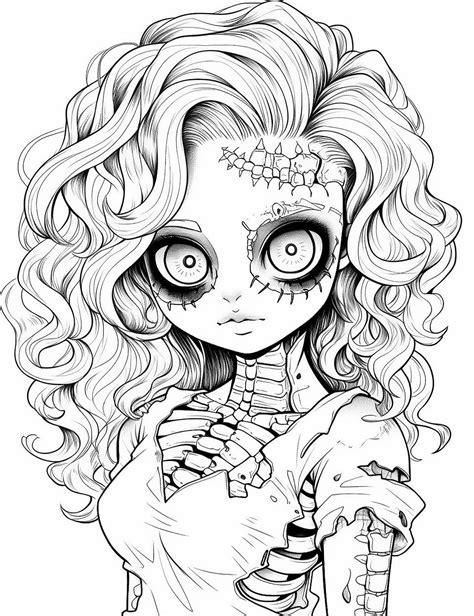 Zombie Coloring Books