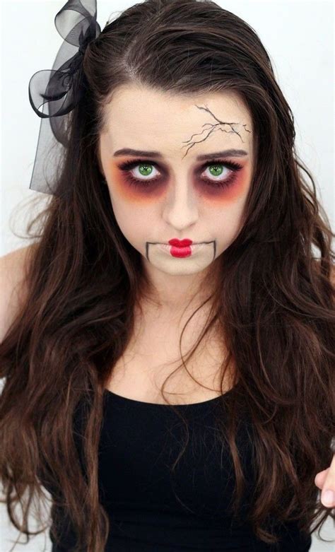 Zombie Doll Halloween Makeup