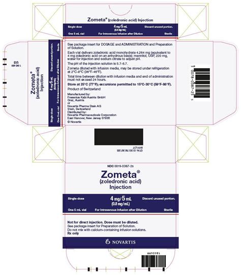 zometa patient information sheet