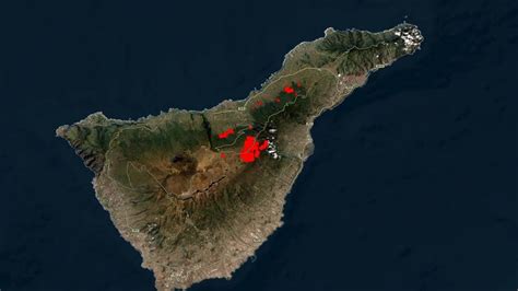 zonas afectadas incendio tenerife